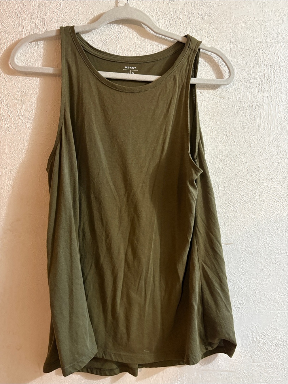Old Navy Olive Tank Top in Dark Olive Green